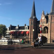 Herman met bakfiets bij Waterpoort2